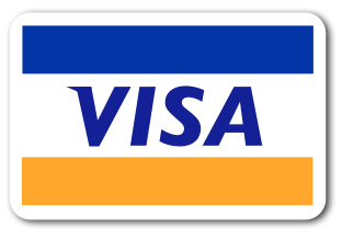 We accept Visa cards